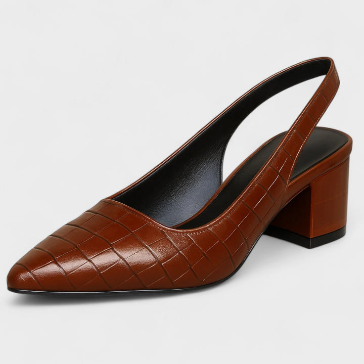 Vera – Krokodila ādas augstpapēžu kurpes