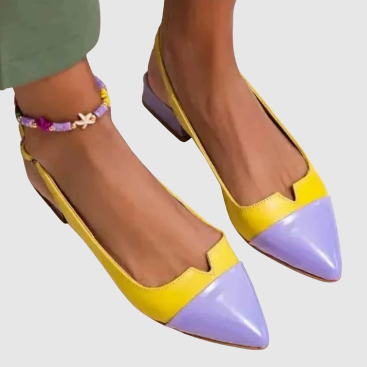 Йоана – Сандали с контрастни цветове
