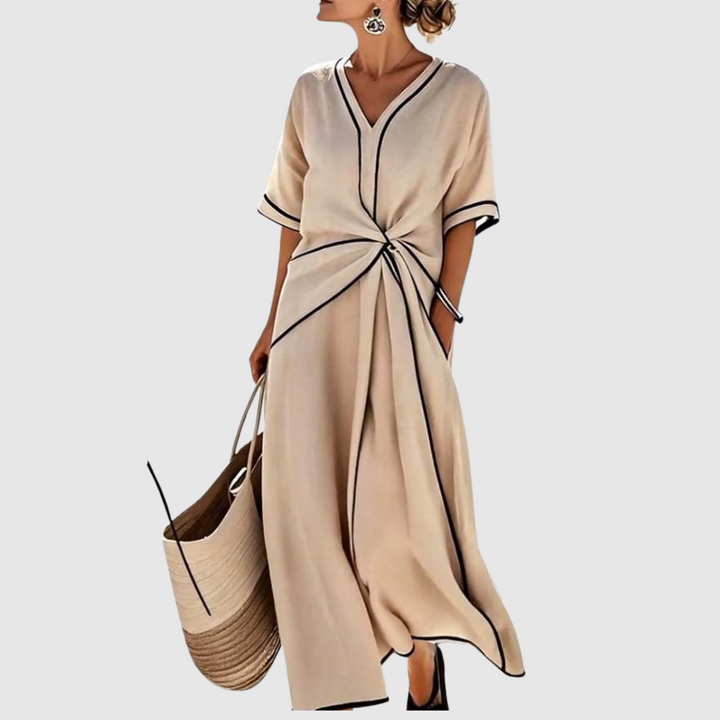 Лилия - Лятна рокля с райета