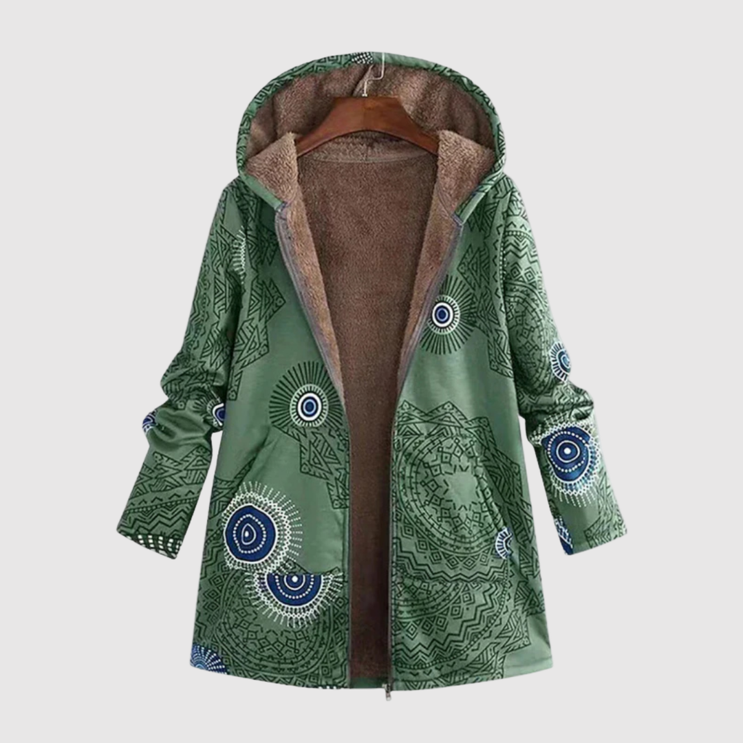 Елена – Парка с уникални шарки и качулка