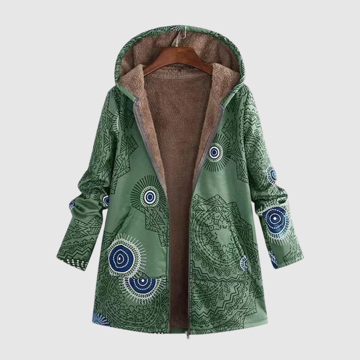 Елена – Парка с уникални шарки и качулка