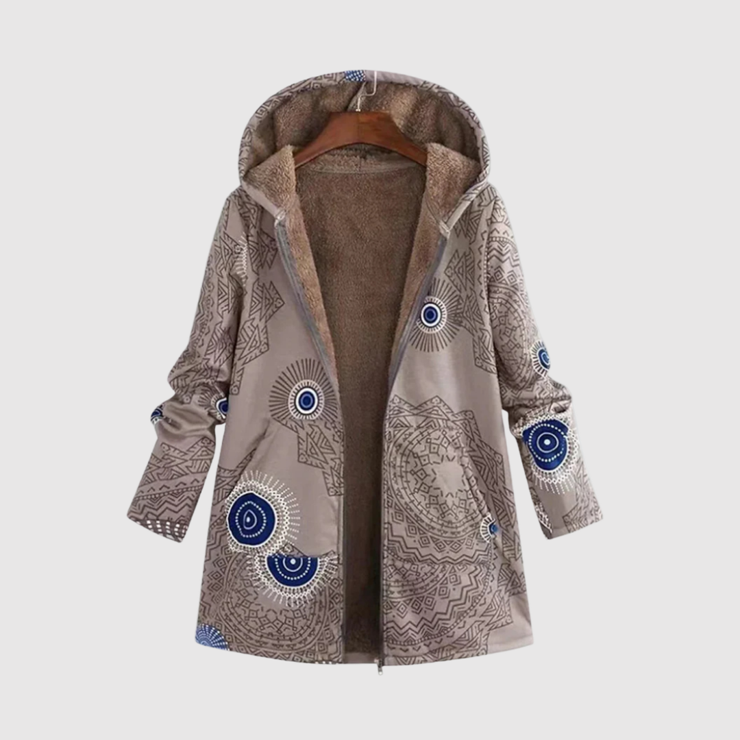 Елена – Парка с уникални шарки и качулка