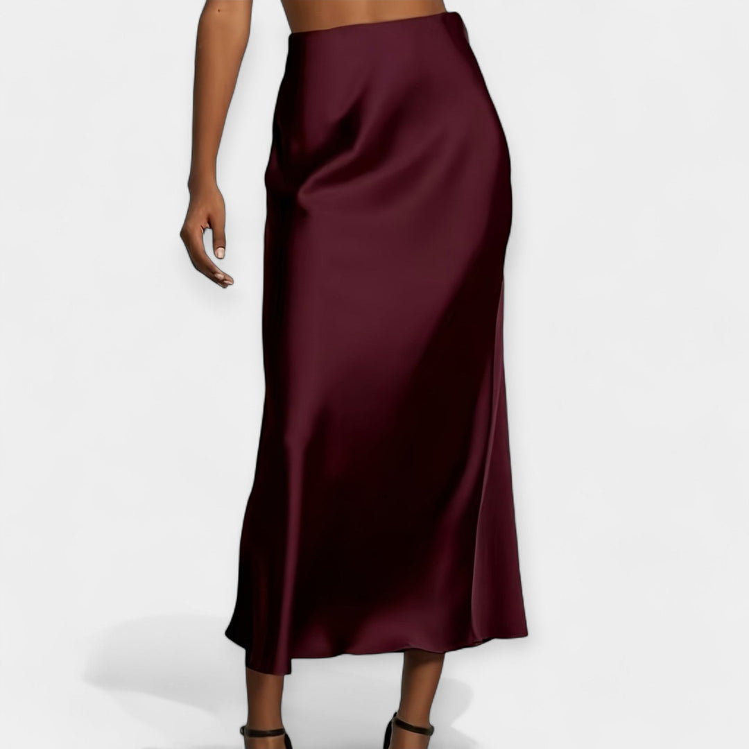 Augstās Vidējās Midi Svārki