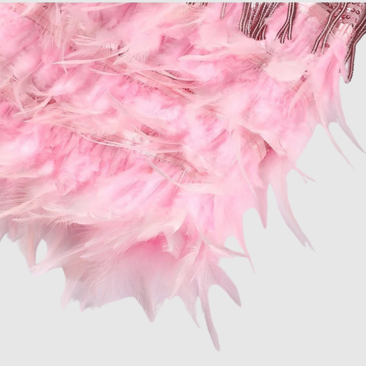 Лилия – Празнична рокля с ресни и блясък