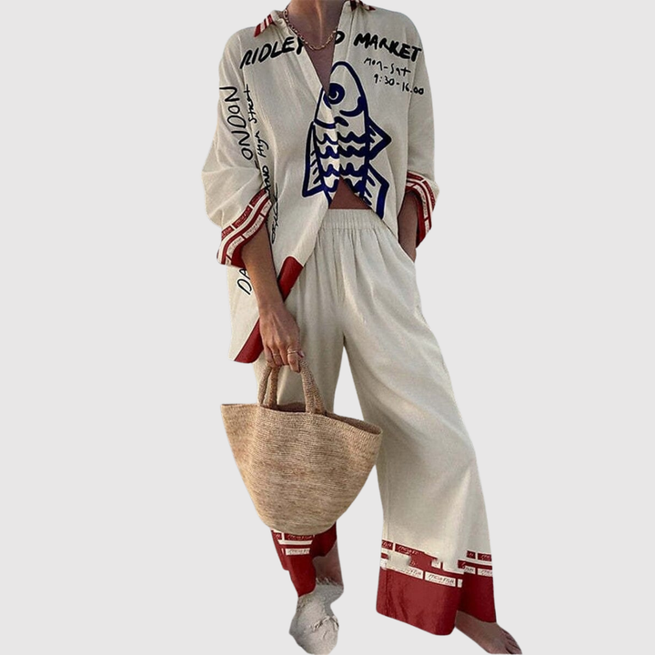 Виктория – Плажна рокля с връзки отпред