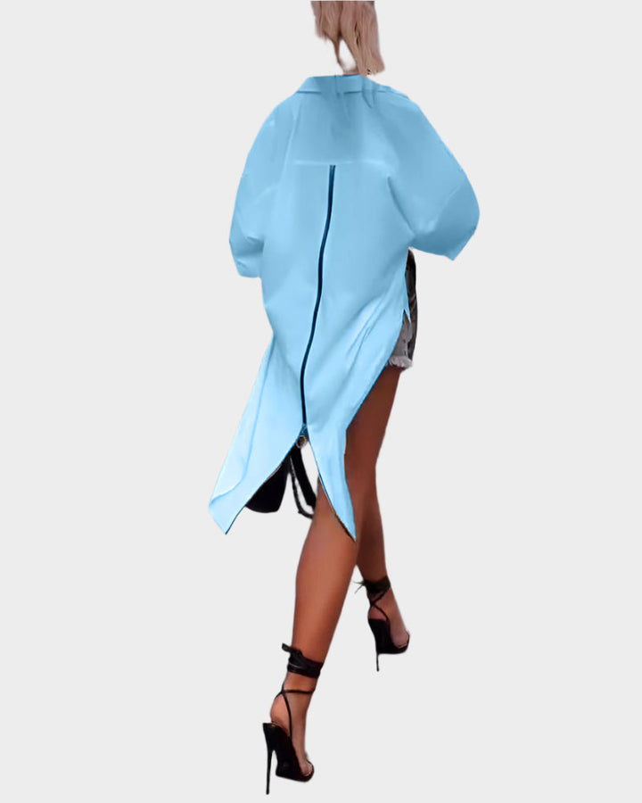 Marškiniai su įpjova