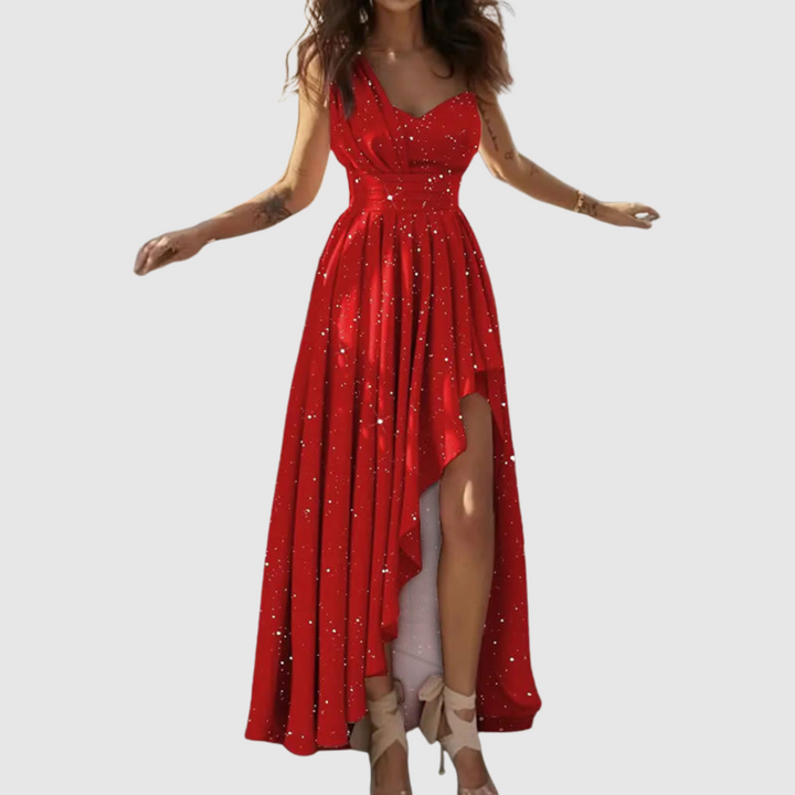 Лилия – Романтична макси рокля с разрез