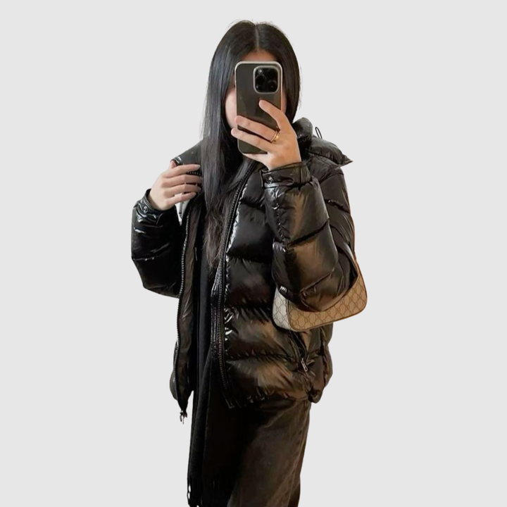 Елена – Утеплена зимна якета с качулка