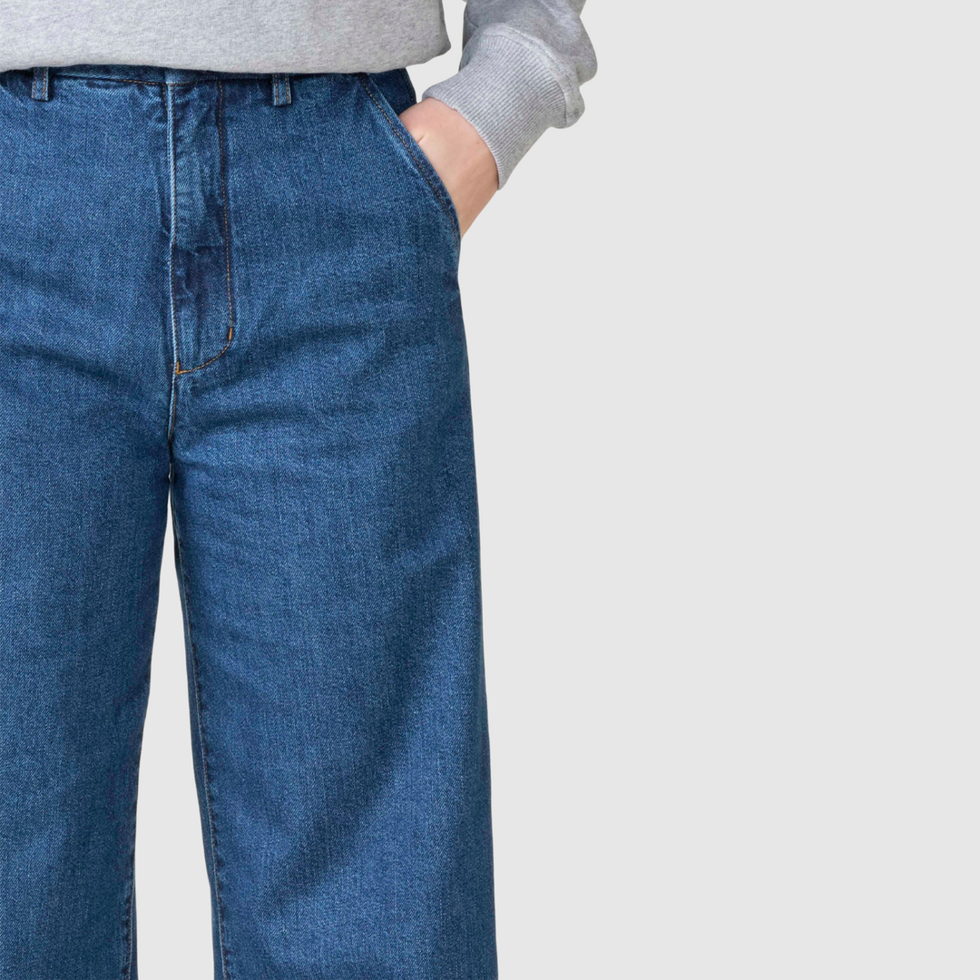 Полина - Широки дънкови панталони