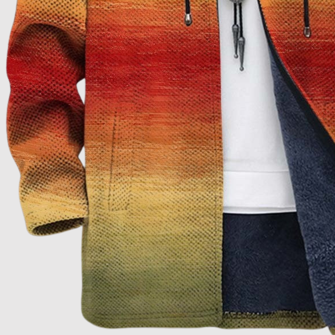 Алекс – Суитшърт с цветове на залез