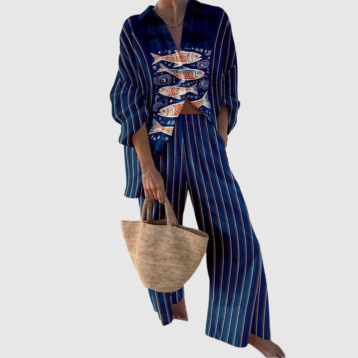 Виктория – Плажна рокля с връзки отпред