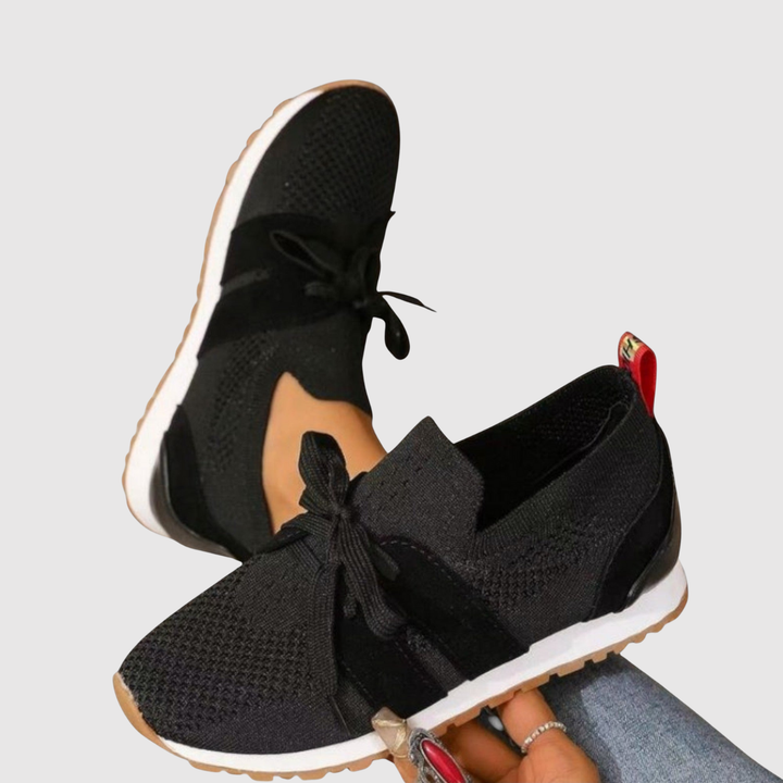 Симона – Лекотежки обувки с елегантна панделка