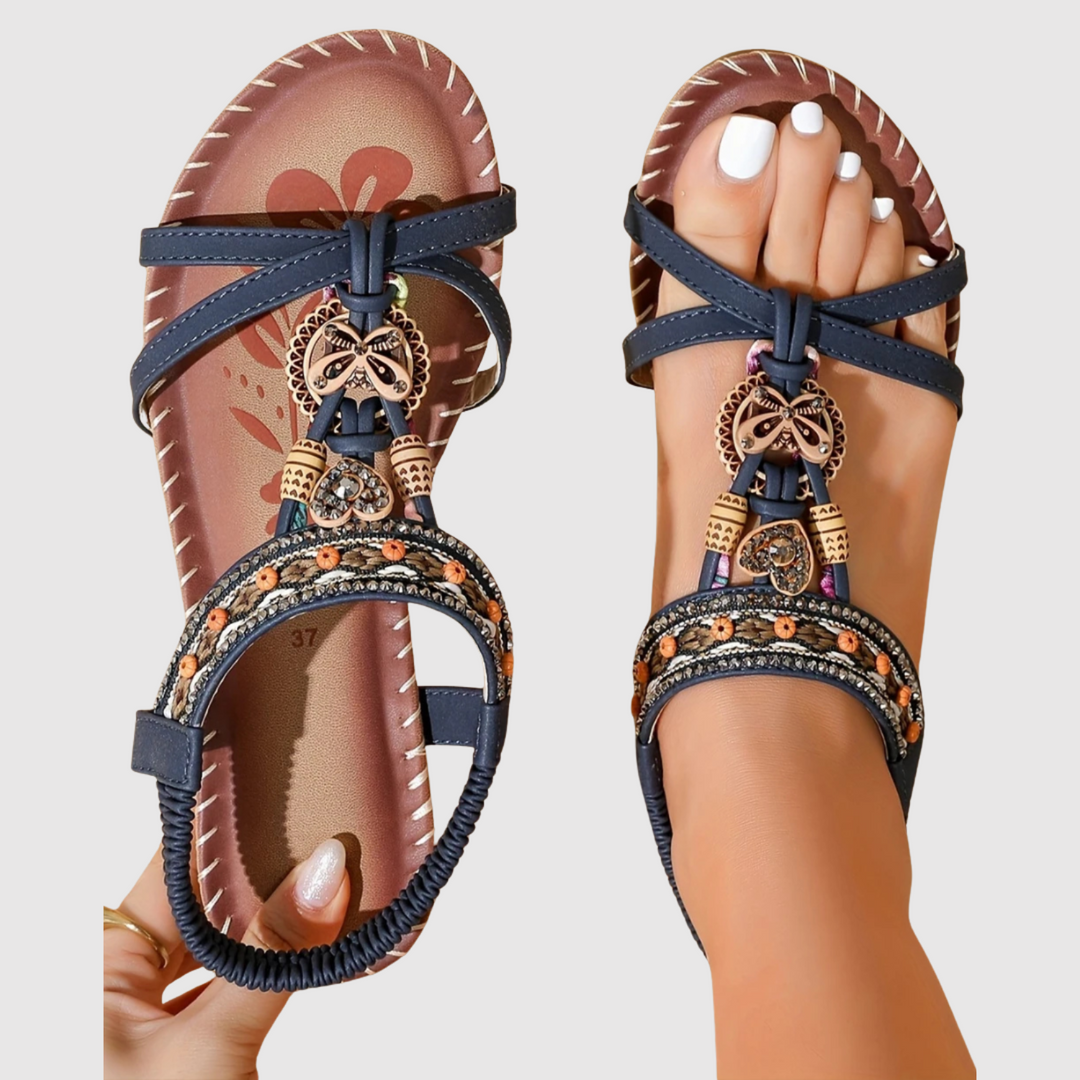 Йоана – Бохо сандали с ръчно изработен стил