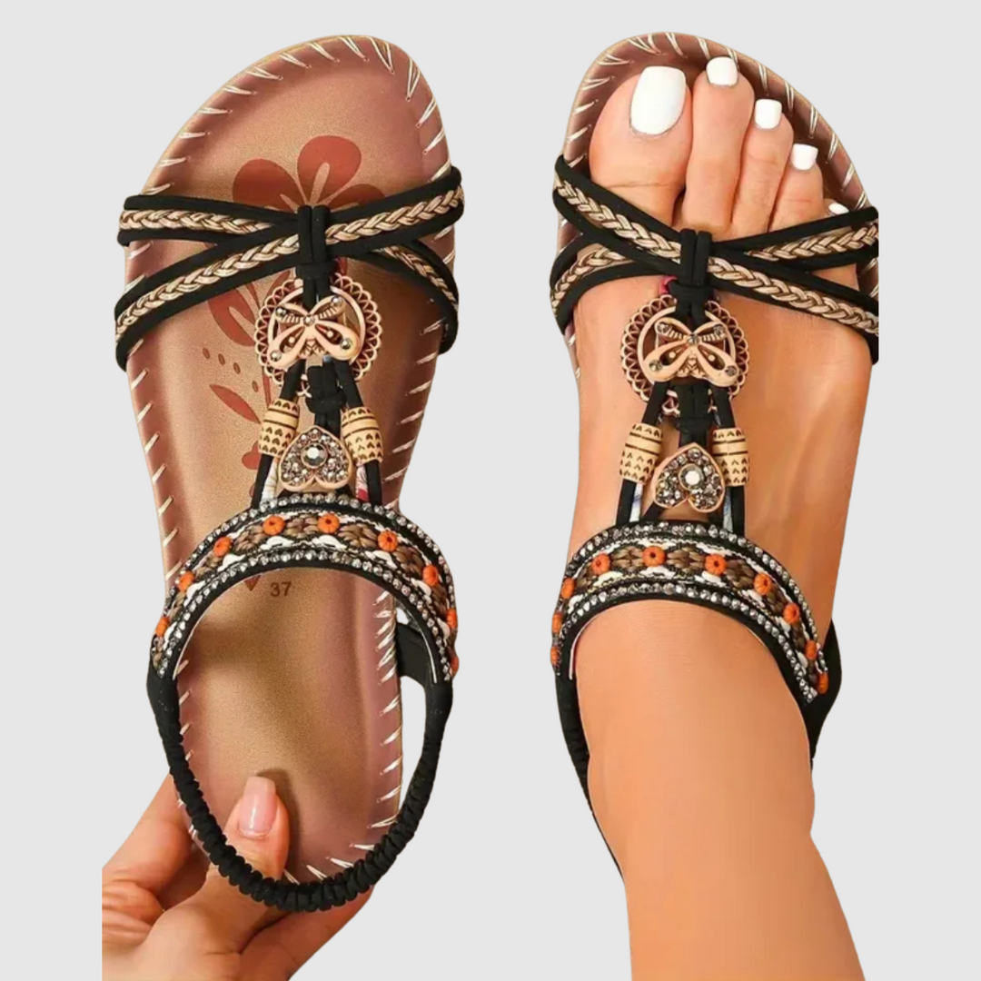 Йоана – Бохо сандали с ръчно изработен стил