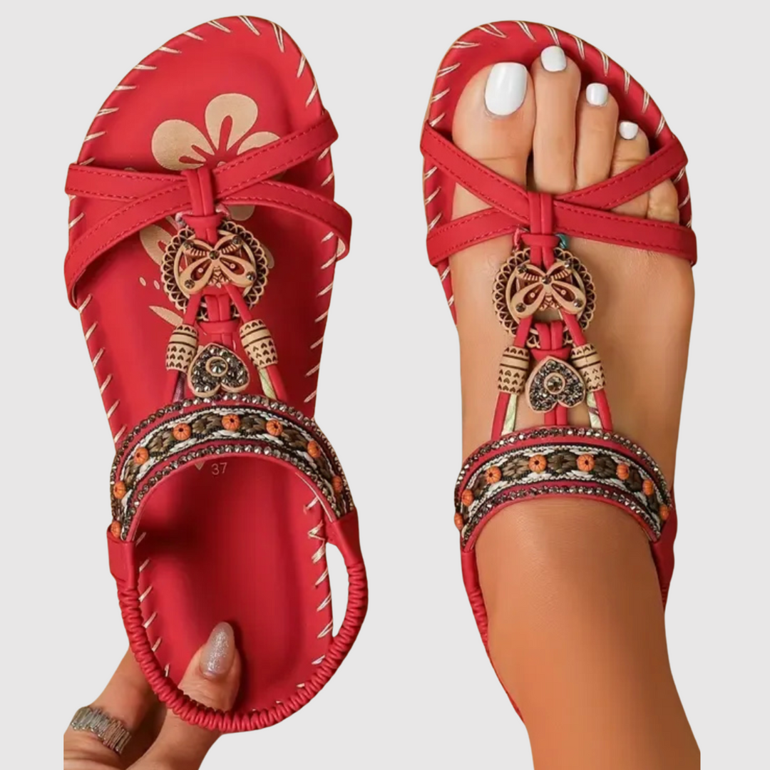 Йоана – Бохо сандали с ръчно изработен стил