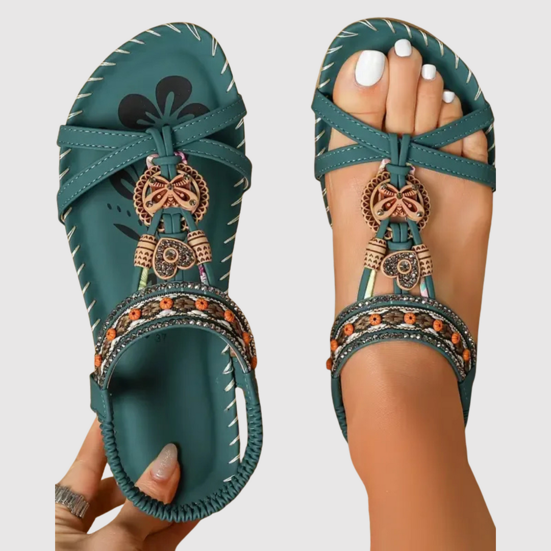 Йоана – Бохо сандали с ръчно изработен стил