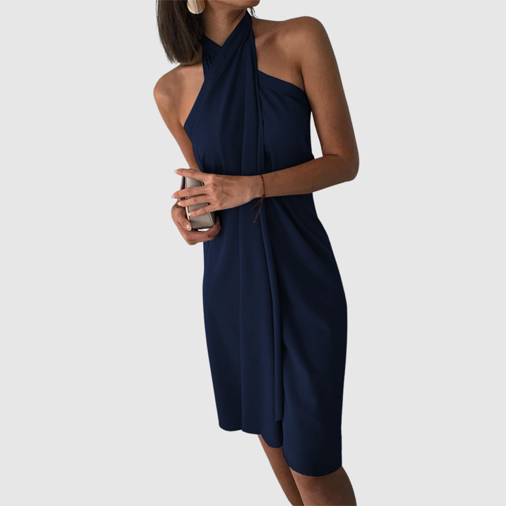 Лилия – Шик халтерна рокля с свободен силует