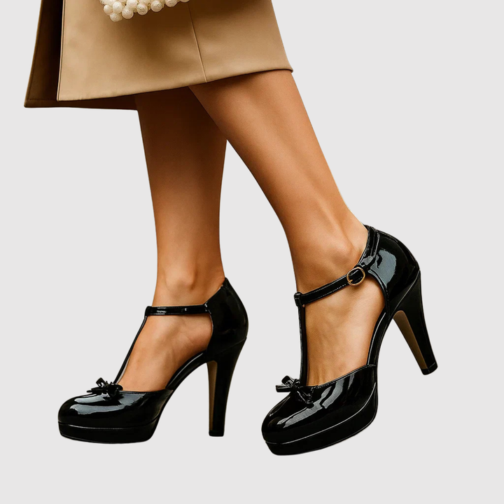 Теодора - Елегантни токчета с панделка