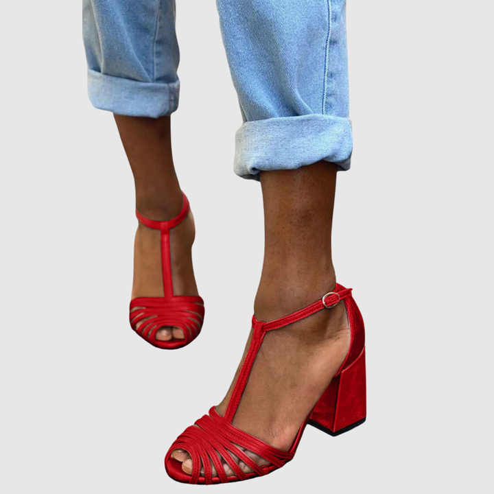 Теодора - Елегантни сандали с T-образна каишка