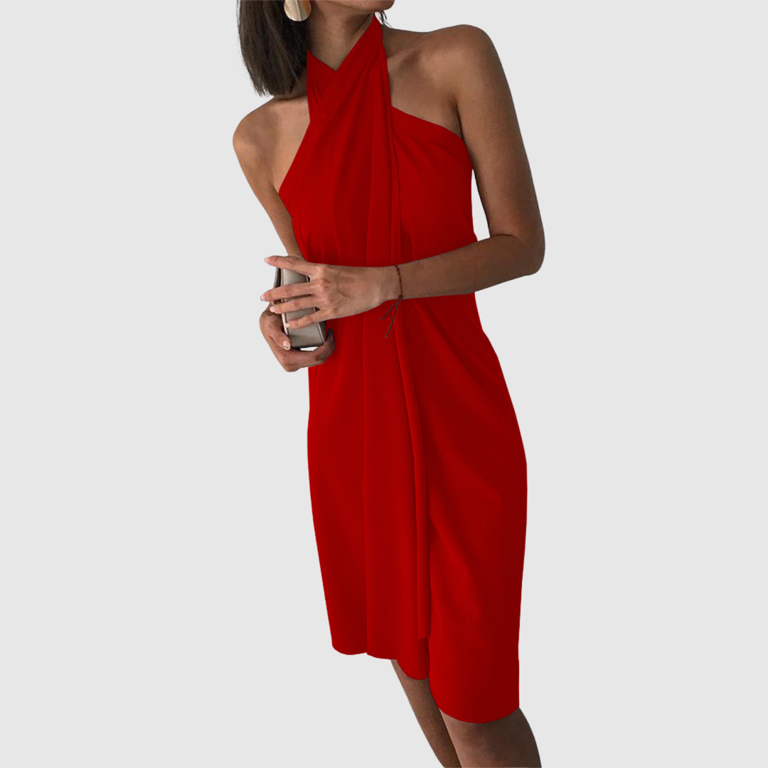 Лилия – Шик халтерна рокля с свободен силует