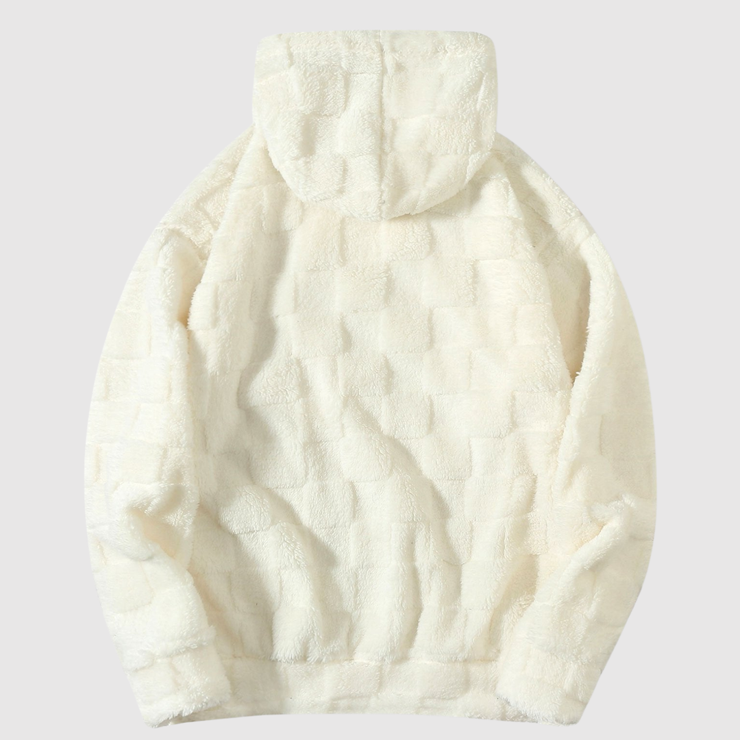 Мила – Мека худи в сиво каре