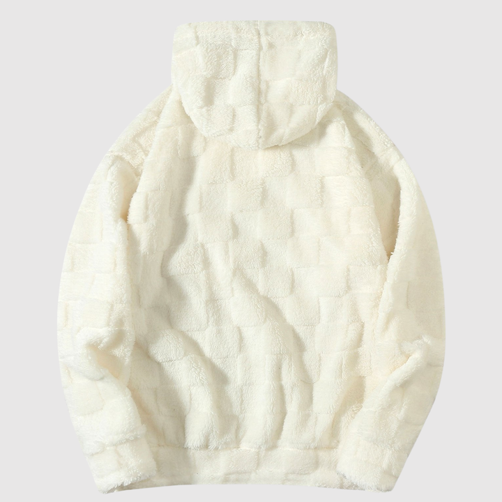 Мила – Мека худи в сиво каре