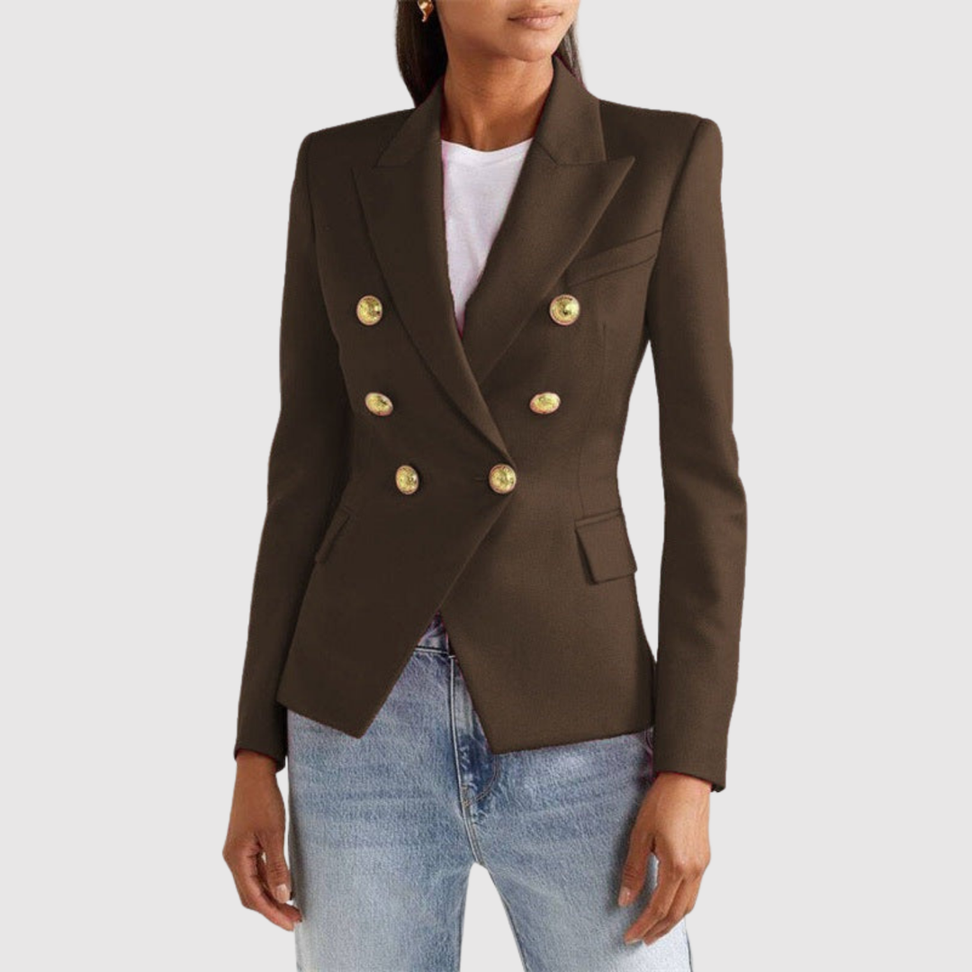 Габриела – Двуредно сако с златни копчета