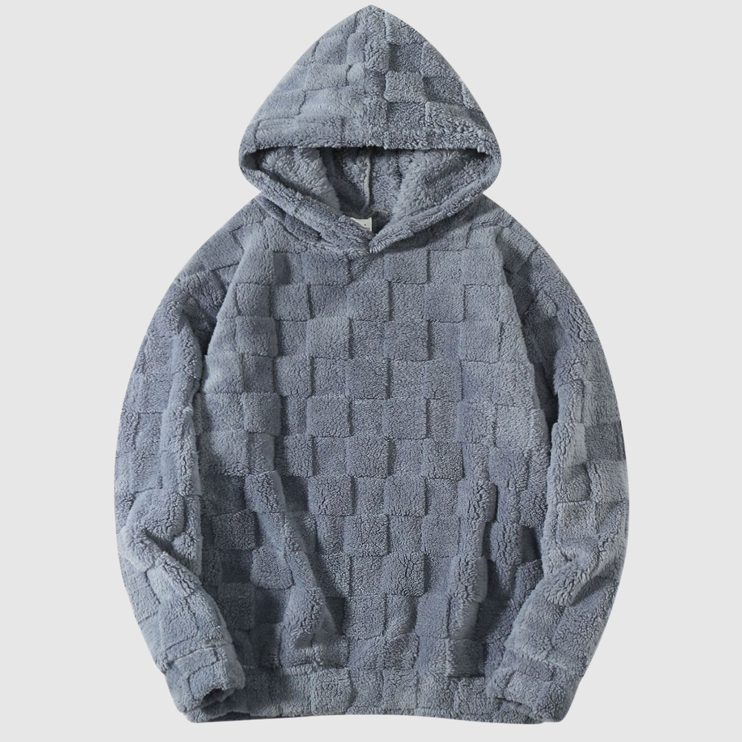 Мила – Мека худи в сиво каре