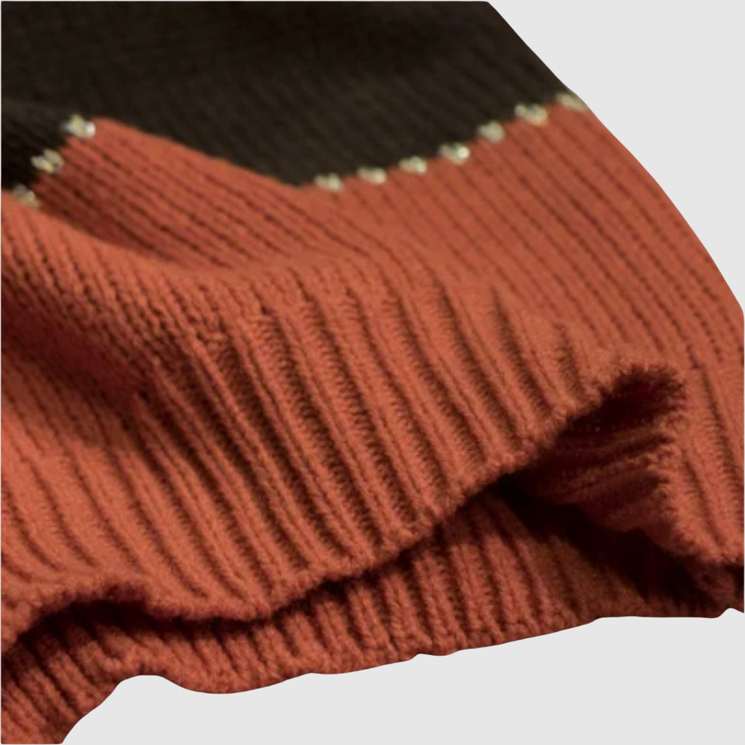 Клара – Светр с цветни блокове