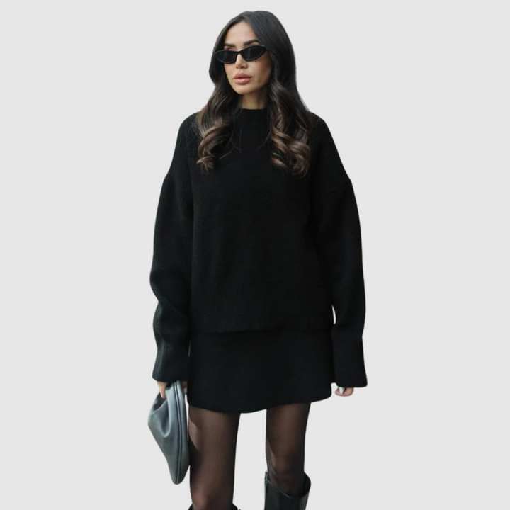 Виктория - Елегантен дамски комплект с яке и пола