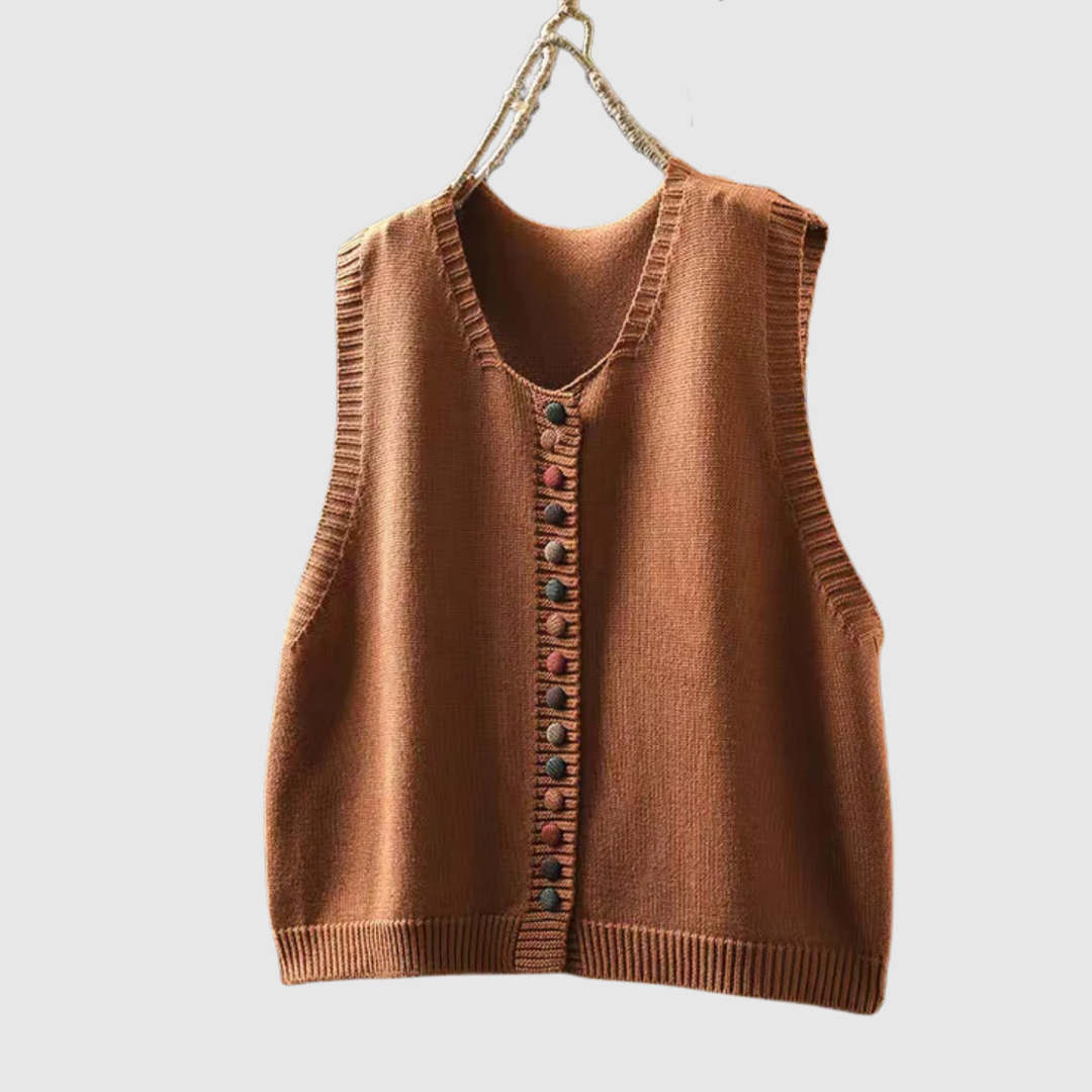 Елена - Бохемски кардиган с копчета и винтидж детайли