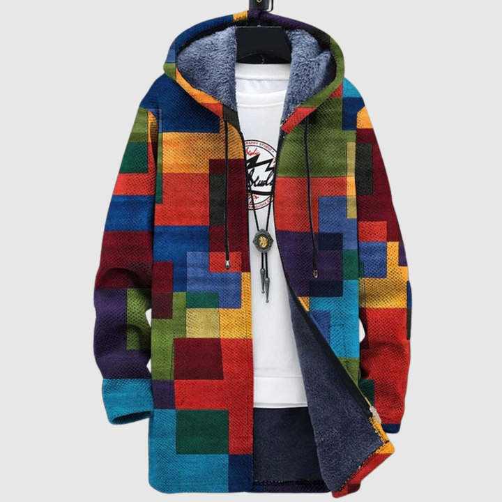 Алекс – Худи с цветни блокови шарки