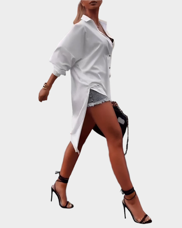 Marškiniai su įpjova