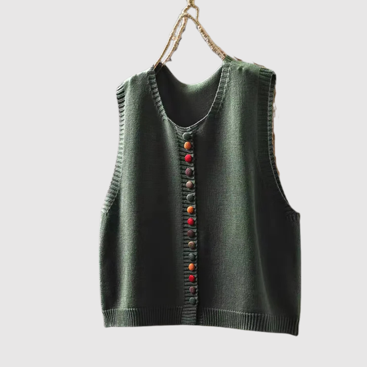 Елена - Бохемски кардиган с копчета и винтидж детайли