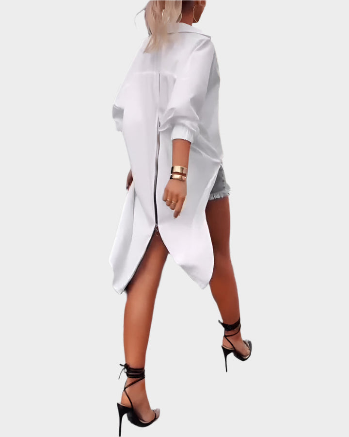 Marškiniai su įpjova