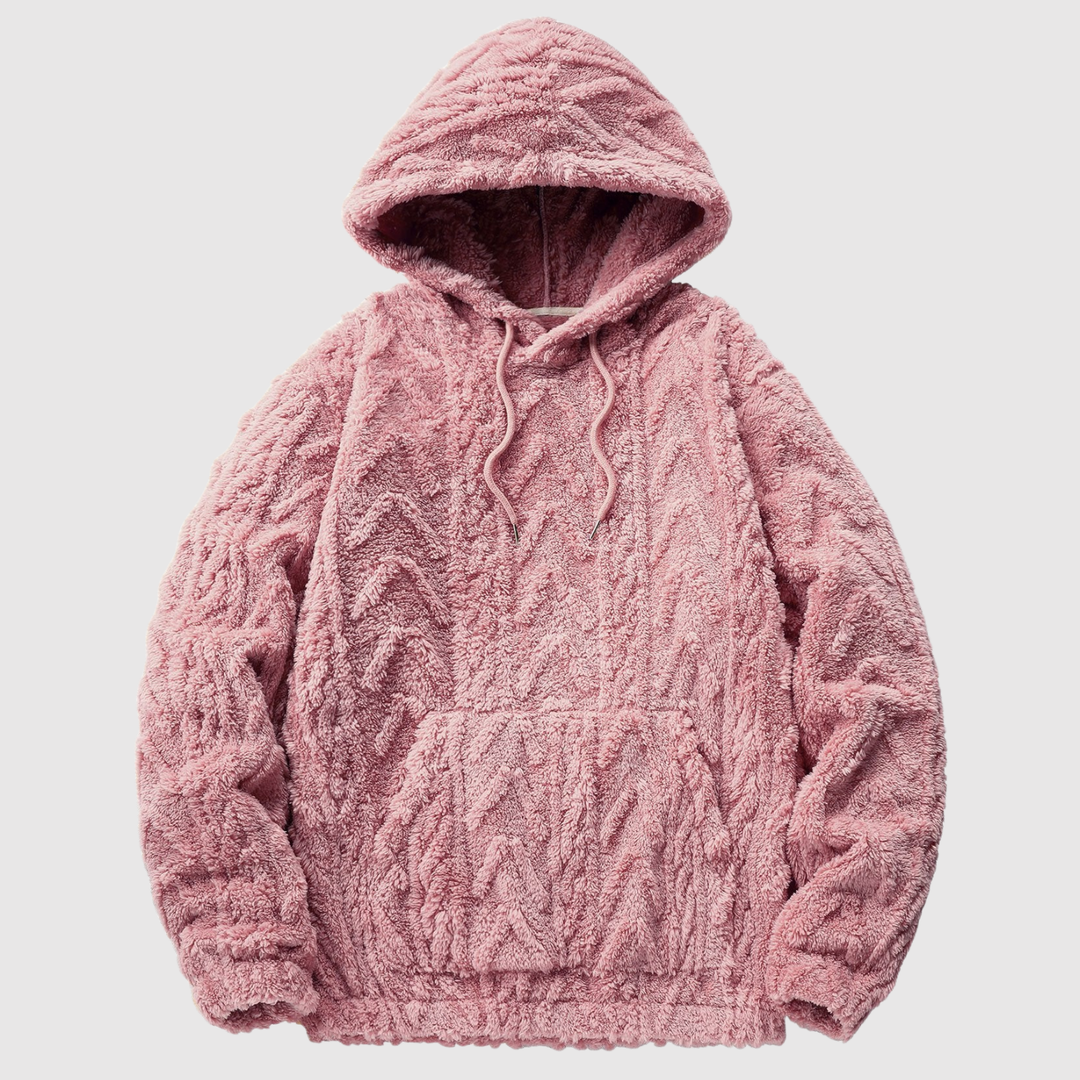 Мила – Мек Теди Худи с кабелна шарка