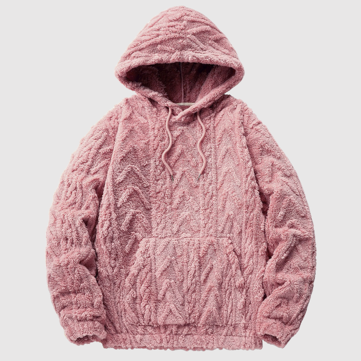 Мила – Мек Теди Худи с кабелна шарка