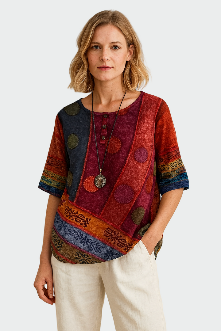 Minkštas marškinėliai su meniniu dizainu