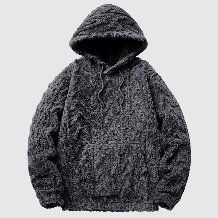 Мила – Мек Теди Худи с кабелна шарка