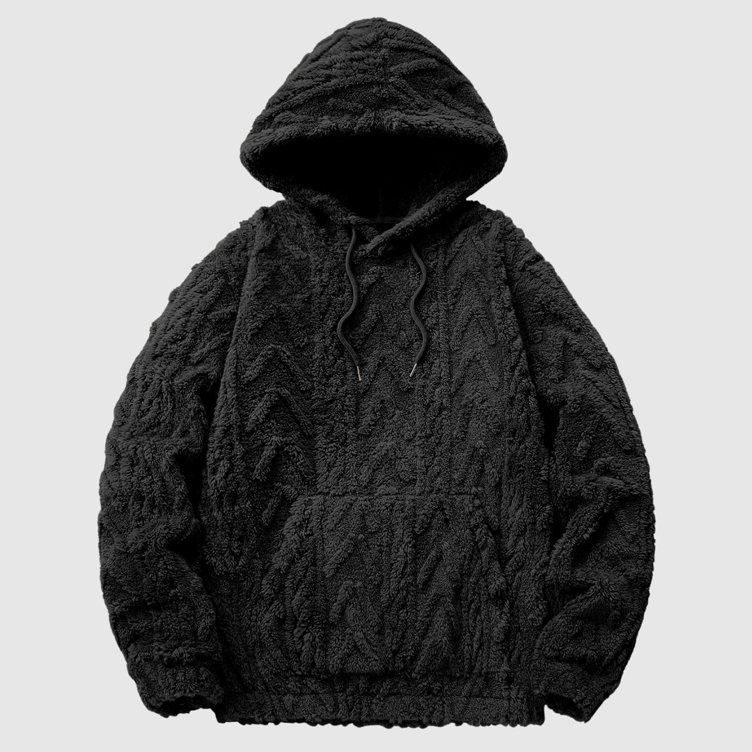 Мила – Мек Теди Худи с кабелна шарка