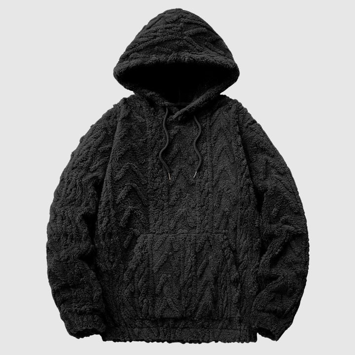 Мила – Мек Теди Худи с кабелна шарка