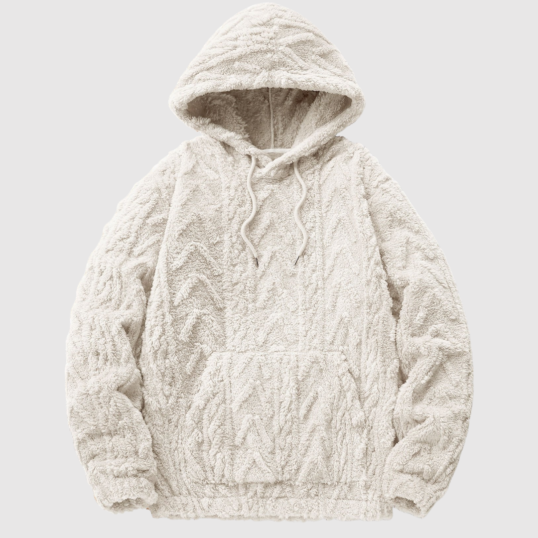 Мила – Мек Теди Худи с кабелна шарка