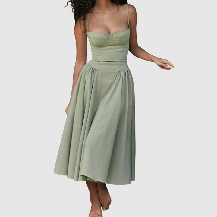 Лилия – Безпроблемна рокля с ретро стил