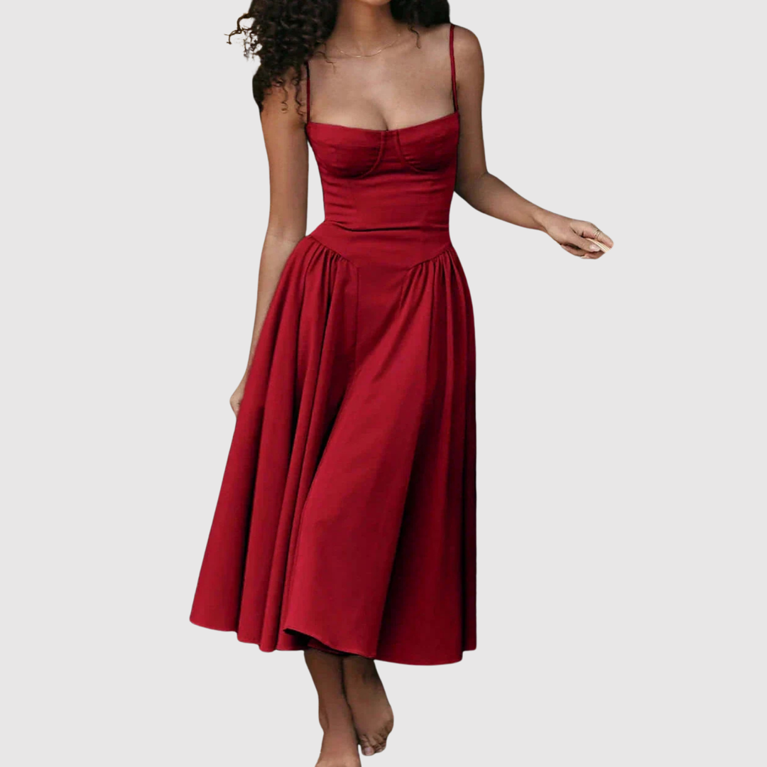 Лилия – Безпроблемна рокля с ретро стил