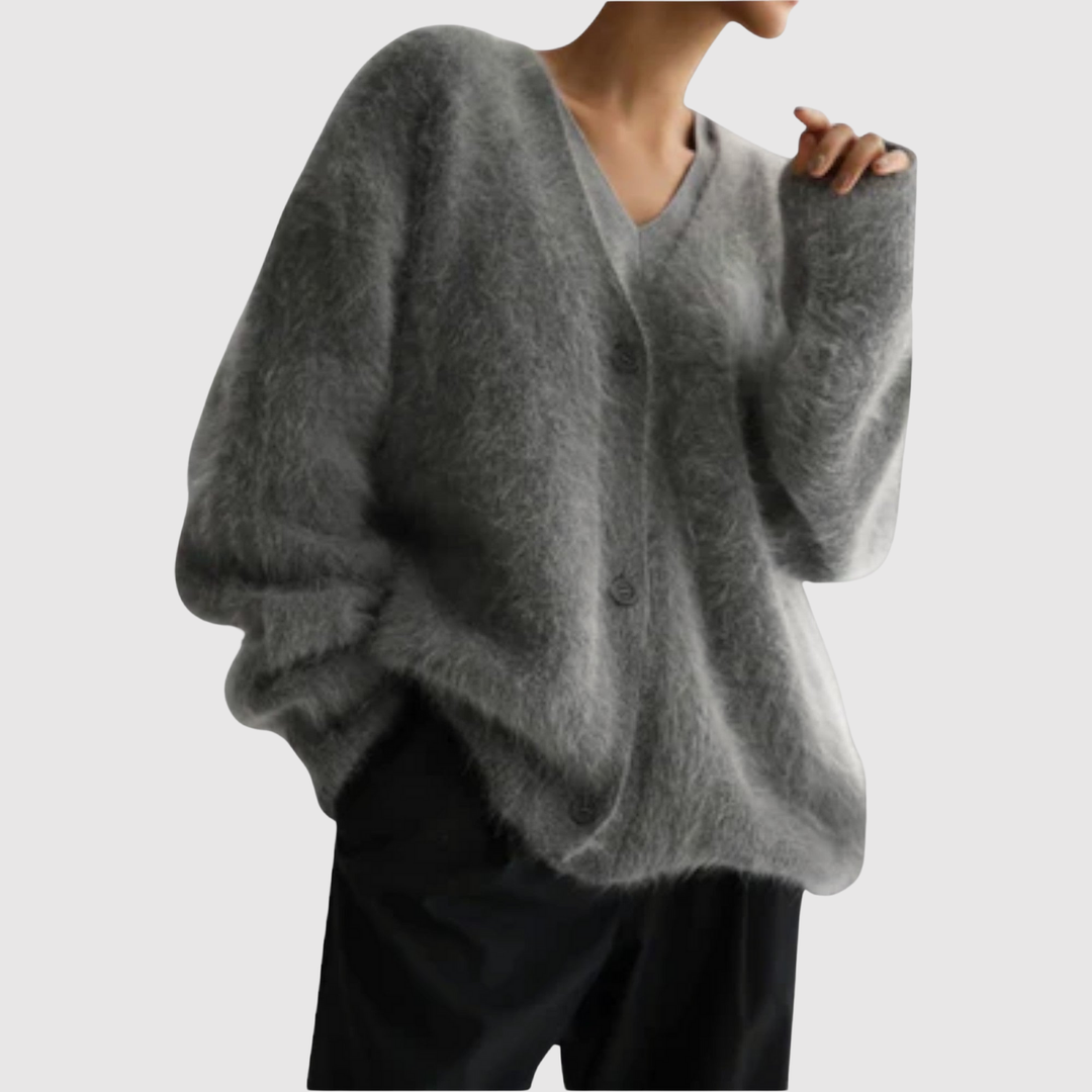 Клара – Пухкава плетена блуза