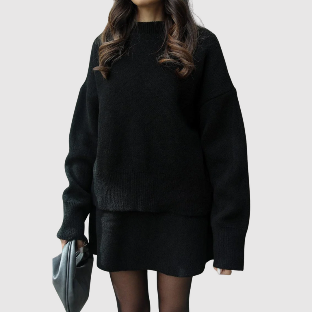 Виктория - Елегантен дамски комплект с яке и пола