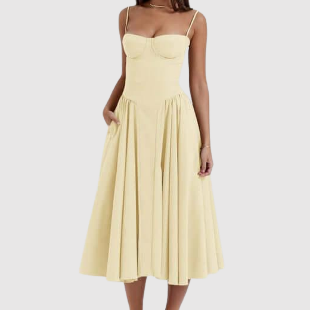 Лилия – Безпроблемна рокля с ретро стил