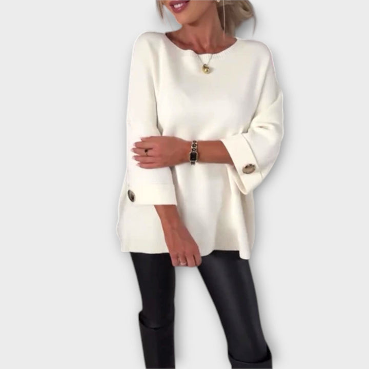 Izabelė - Eleganta Adīta Blūze