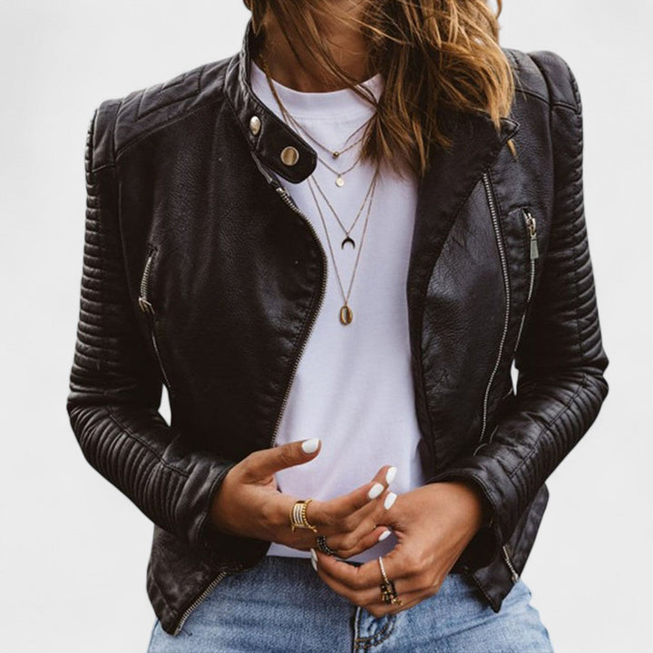 Jana - Eleganta ādas jaka