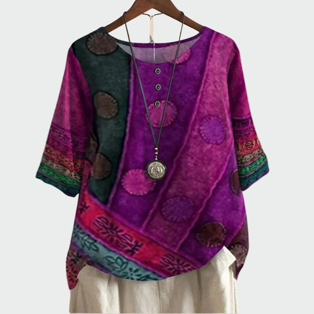 Minkštas marškinėliai su meniniu dizainu